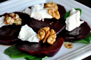 picture-42 Beet and Goat Cheese Salad with Candied Walnuts