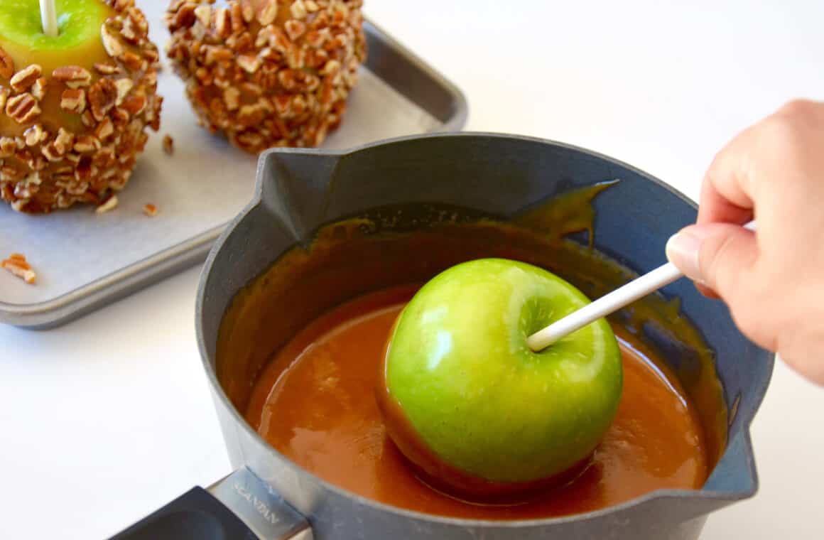 Easy Caramel Apples Just A Taste