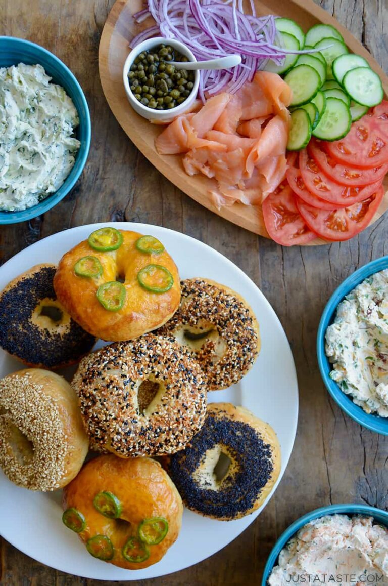 The Complete Guide To Easy Homemade Bagels Just A Taste