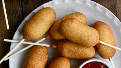 Easy Homemade Mini Corn Dogs