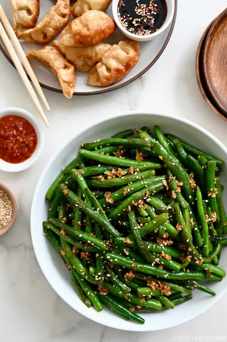 Chinese Garlic Green Beans - Just a Taste